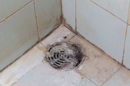 Clogged Floor Drain